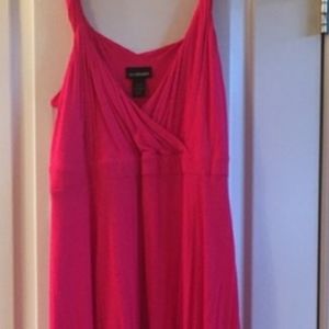 Lane bryant pink maxi dress